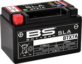 BATTERIE BS SLA BTX7A 12V 6Ah POUR SHINERAY 250 STXE SANS ENTRETIEN PRÊTE À L'EMPLOI, image N°1