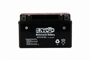 BATTERIE KYOTO GTX7A-BS 12V 6Ah SANS ENTRETIEN POUR SHINERAY 200 ST9 AUTOMATIQUE