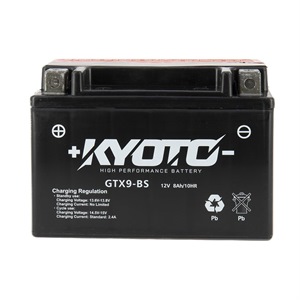 BATTERIE KYOTO GTX9-BS 12V 8Ah POUR SHINERAY 250 STIXE