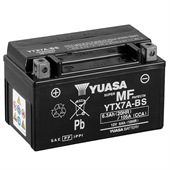 BATTERIE YUASA YTX7A-BS 12V 6Ah POUR SHINERAY 200 SANS ENTRETIEN, image N°1