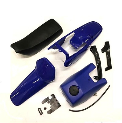 KIT CARENAGE COMPLET PW80 PIWI 80 YAMAHA BLEU