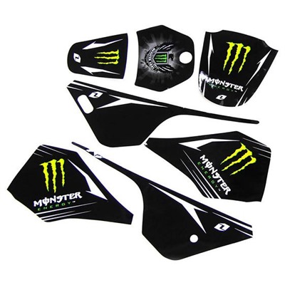 KIT DECO STICKERS MONSTER PW80 PIWI 80 YAMAHA