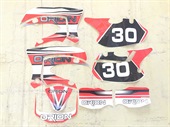 KIT DECO STICKERS COMPLET DIRT BIKE APOLLO ORION 250 AGB30, image N°1
