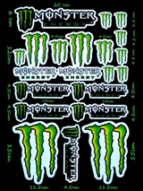 STICKERS MONSTER ENERGY 2, image N°1
