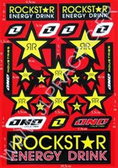 STICKERS ROCK STAR ENERGY